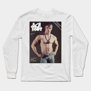 BODY Pictorial Magazine - Vintage Physique Muscle Male Model Magazine Cover Long Sleeve T-Shirt